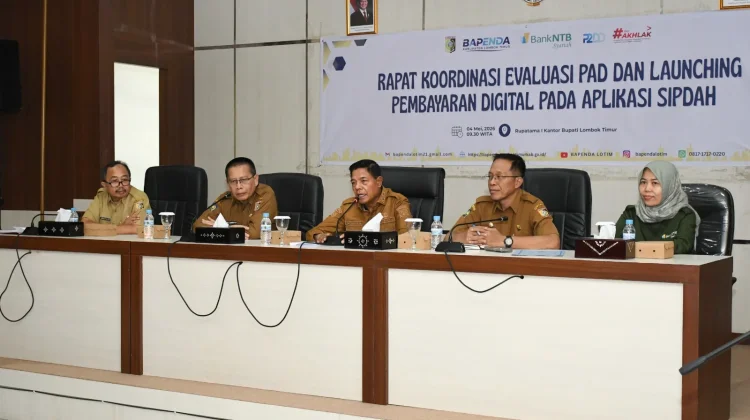 Dorong PAD Transparan, Bupati Lombok Timur Launching Pembayaran Digital SIPDAH