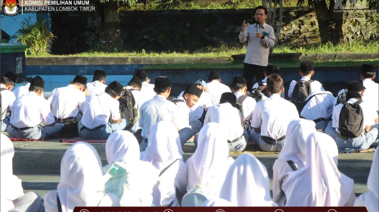 Dorong Partisipasi Pemilih Pemula KPU Lombok Timur Gelar Pendidikan Pemilih