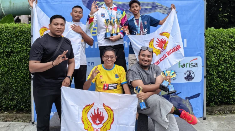 Prestasi Gemilang, Fin Swimming Mataram Raih 10 Medali dan Gelar Atlet Terbaik