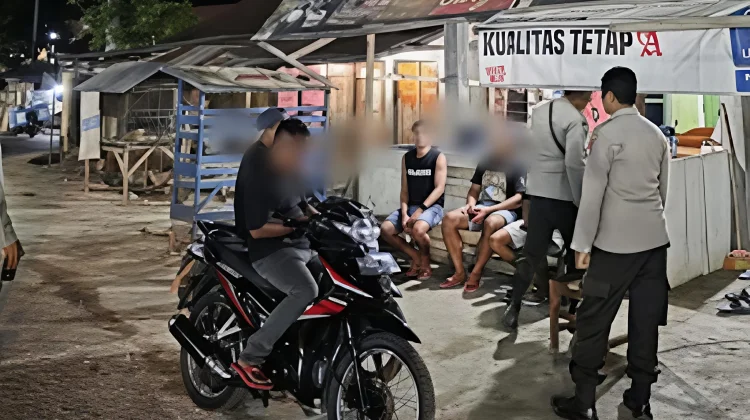 Polsek Monta Perkuat Patroli Malam, Komitmen Jaga Keamanan Wilayah