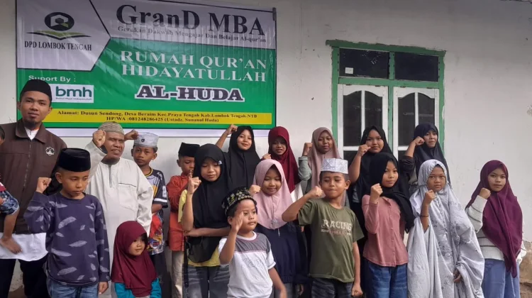 DPD Hidayatullah Lombok Tengah Resmikan Rumah Quran Al-Huda di Praya Tengah