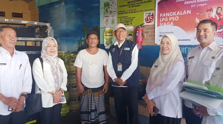 Disprindag Lobar Sidak,Pastikan LPG 3Kg Tak Langka di tengah Lonjakan Kebutuhan