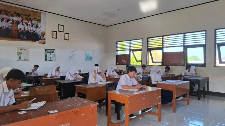 Ujian Sekolah SMPN 3 Mataram Berjalan Lancar, Siswa Dinilai Siap Hadapi Kelulusan