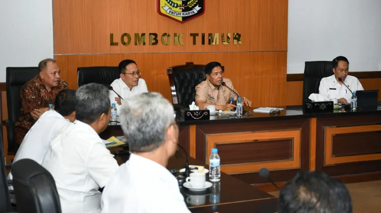 Bupati Lombok Timur Audiensi Bersama Disperindag NTB dan Bulog