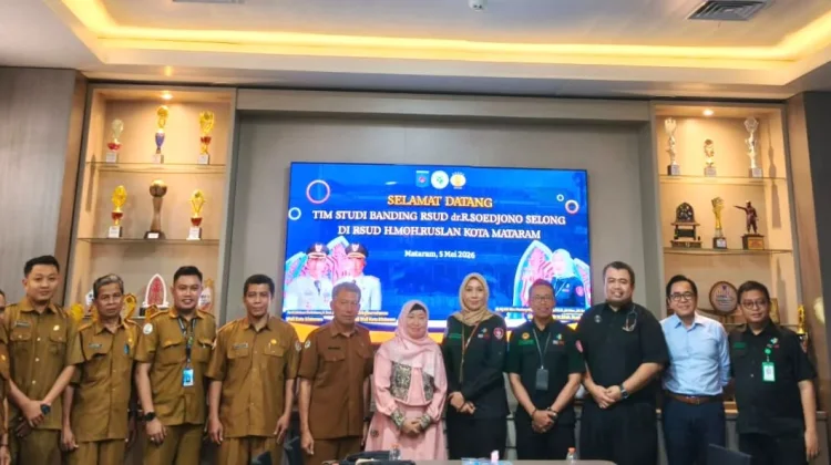 Perkuat Layanan Kanker, RSUD  Soedjono Selong Studi Banding  ke RS Kota Mataram