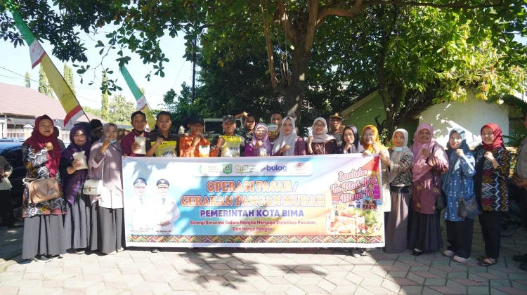 Pemkot Bima Kembali Gelar Operasi Pasar Murah di Kelurahan Lewirato