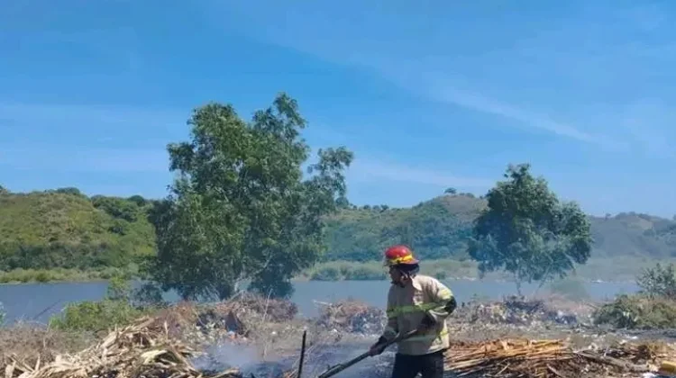 TPA di Kawasan Mandalika Terbakar