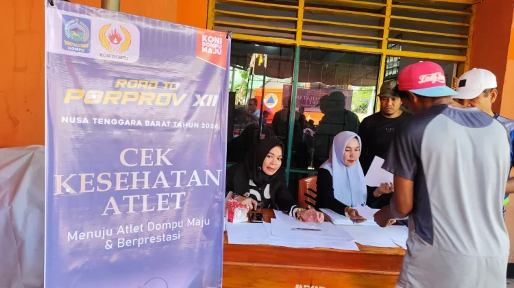 KONI Dompu Tes Kesehatan 428 Atlet, jelang Porprov NTB