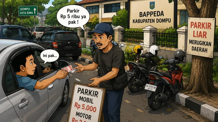 Dugaan Setoran Parkir Menguap, PAD Dompu Terancam Bocor