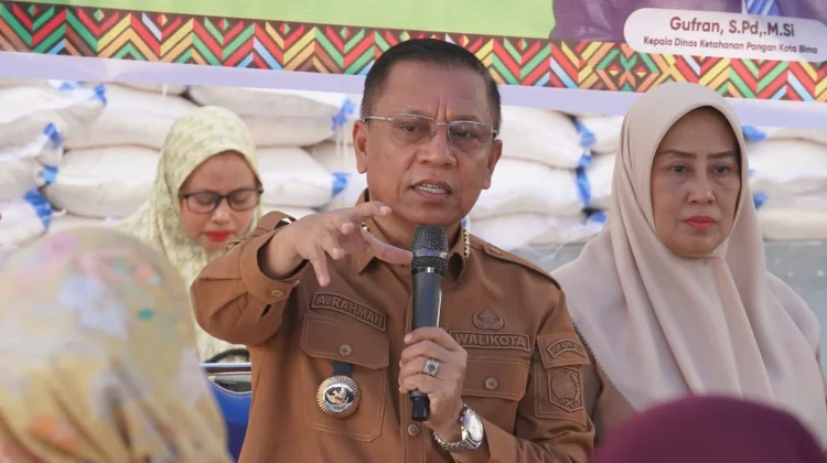 Wali Kota Bima: Penyaluran Bantuan Pangan Sekaligus Cegah Stunting