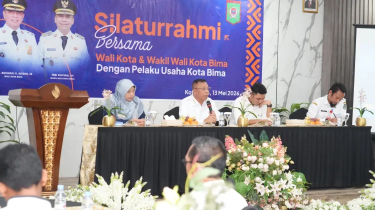 Silaturahmi dengan Pelaku Usaha, Wali Kota Bima Minta Dukungan Pajak