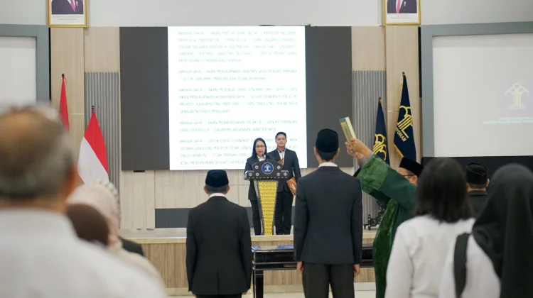 Lantik Notaris Pengganti Dilantik, Ini Penekanan Kakanwil Kemenkum NTB