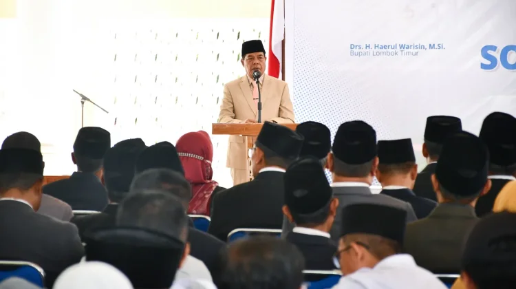 Bupati  Lombok Timur Pastikan Kades Purna Tugas Terima Pesangon