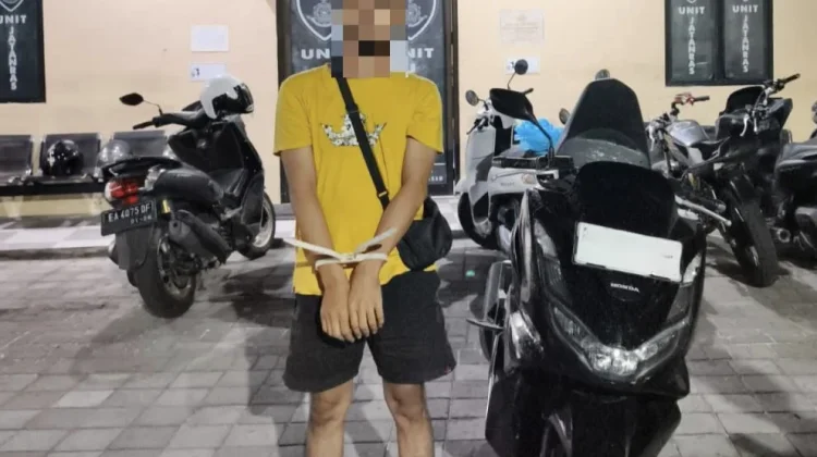 Diduga Curi Motor di Otak Desa, Pria Asal Dayan Peken Ditangkap Polisi