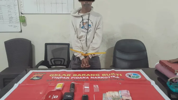 Tangkap Terduga Pengedar Narkoba di Sakra, Polisi Amankan 3,35 Gram Sabu
