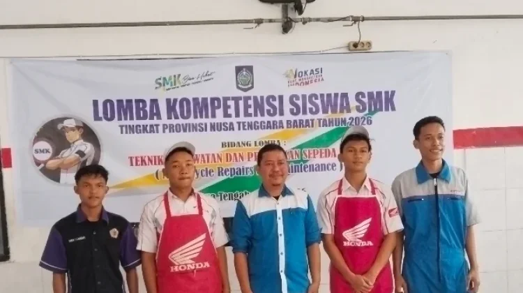 SMKN 3 Mataram Juara LKS Otomotif NTB 2026, Tuan Rumah Tersingkir