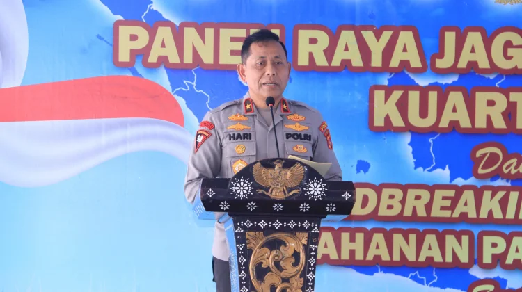 Panen Raya Jagung di Gerung, Wujud Nyata Polri Jaga Ketahanan Pangan Nasional