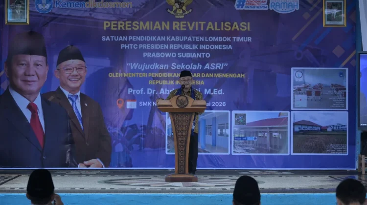 Mendikdasmen Resmikan Revitalisasi 124 Sekolah di Lombok Timur dan Sumbawa