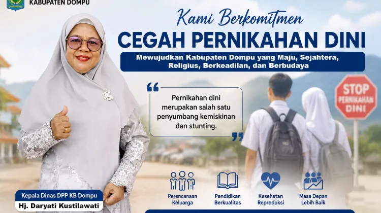 DPPKB Fokus Cegah Pernikahan Dini, Wujudkan Kemiskinan Ektrem Nol Persen
