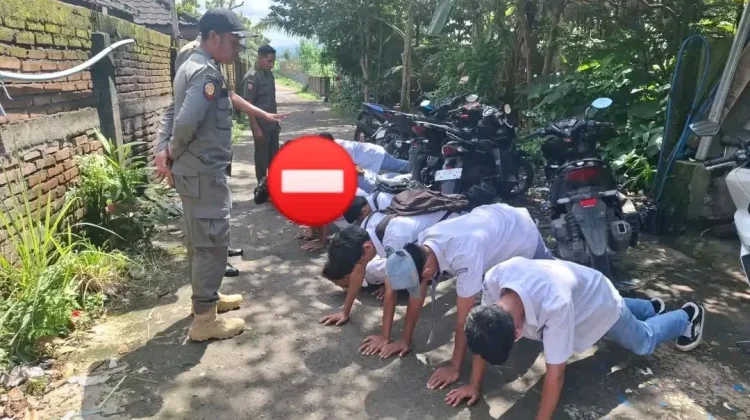 Tinggalkan Jam Pelajaran, Sejumlah Pelajar di Batukliang Utara Ditertibkan