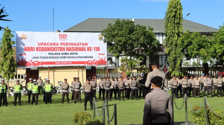 Peringatan Harkitnas, Polres Bima Kota Teguhkan Pengabdian dan Profesionalisme