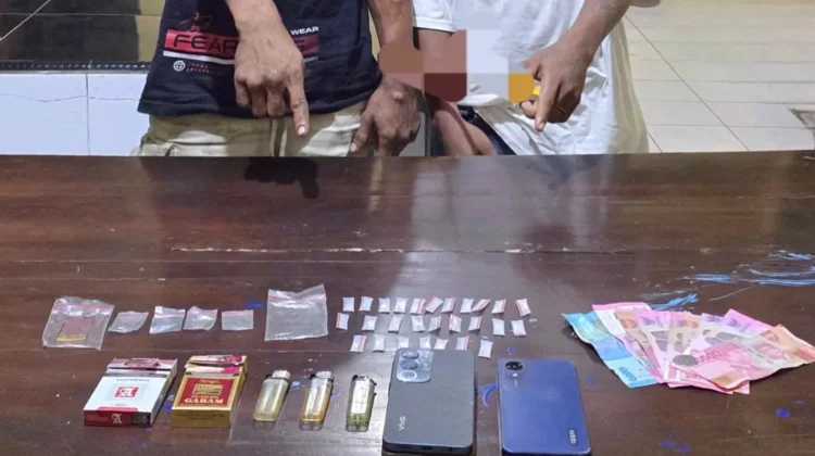 Polsek Bolo Ringkus Dua Terduga Pengedar Sabu-sabu