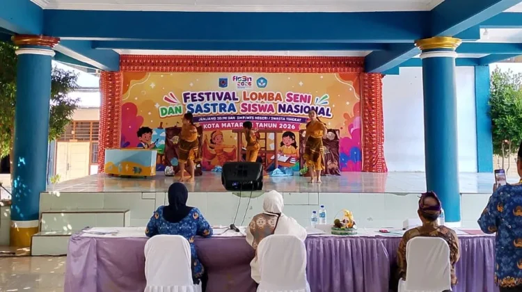 FLS3N Tingkat Kota Mataram Resmi Dimulai, Ratusan Siswa Tunjukkan Talenta