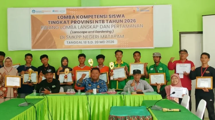 Selisih 0,3 Poin, Persaingan LKS Landscape dan Pertamanan Berlangsung Sengit