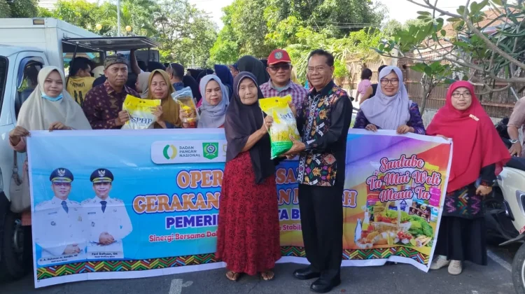 Peduli Ekonomi Rakyat, Pemkot Bima dan Bulog Gelar Gerakan Pangan Murah