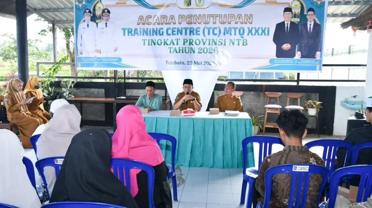 Sekda Lombok Timur Tutup TC MTQ, Optimis Kafilah Raih Terbaik