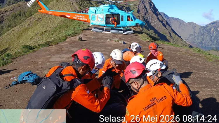 Pendaki Malaysia yang Cedera di Gunung Rinjani, Langsung Diterbangkan ke Bali
