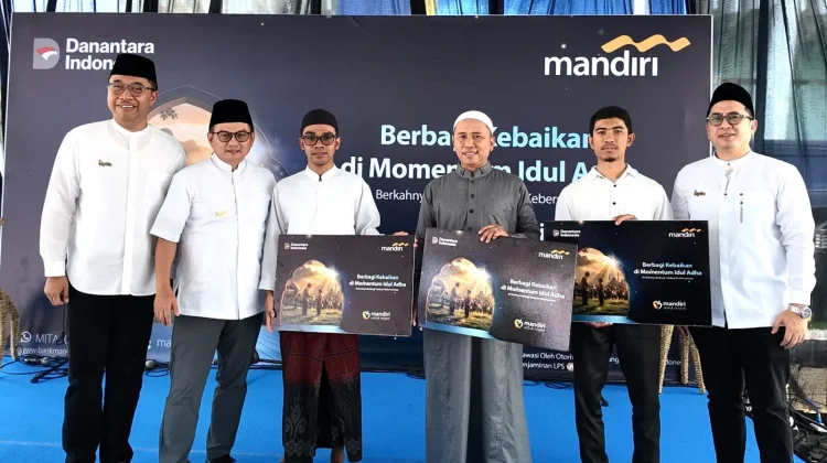 Idul Adha, Bank Mandiri Region Bali Nusra Distribusikan 38 Hewan Kurban