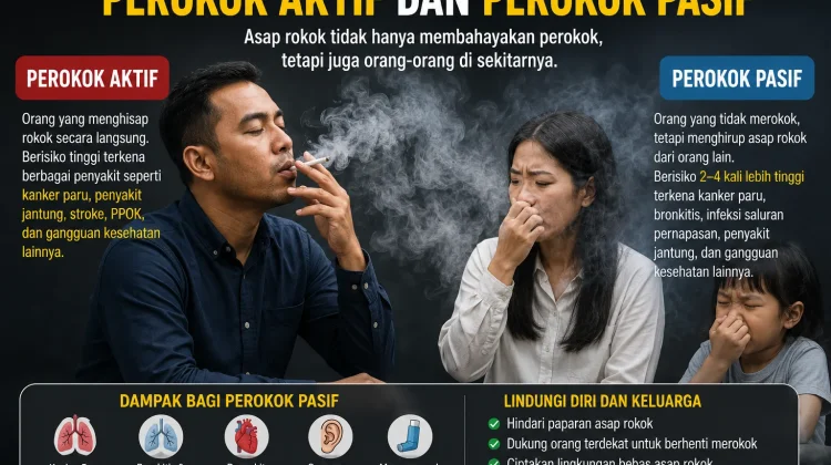 Perokok Pasif ternyata Lebih Berisiko Terkena Penyakit Paru