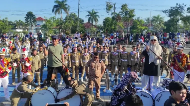 Praja IPDN NTB Tampilkan Atraksi Spektakuler di CFD Lombok Barat