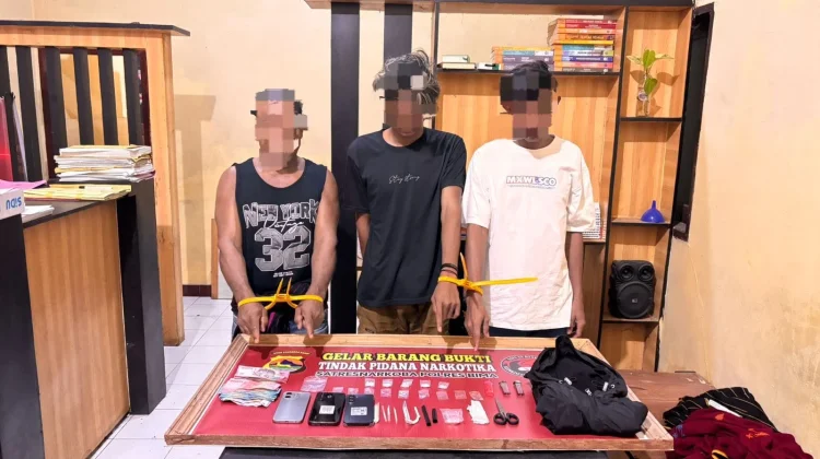 Perang Lawan Narkoba Digencarkan, 3 Terduga Pengedar Diciduk di Bima
