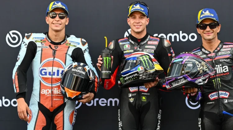Aprilia Cetak Sejarah di Mugello, Kuasai Front Row untuk Pertama Kalinya