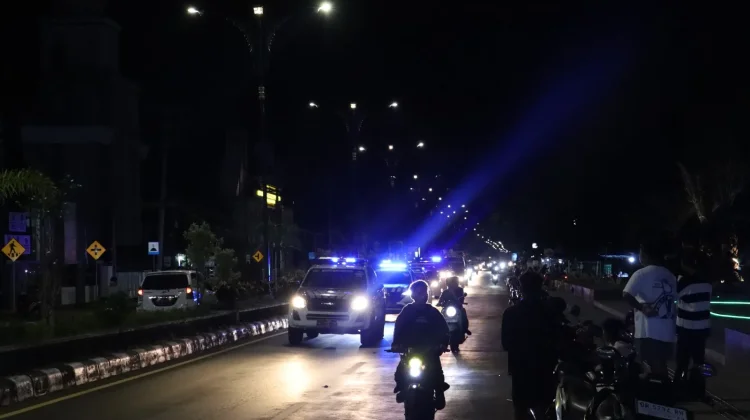 Patroli Rutin Malam Minggu, Upaya Polres Lombok Utara Cegah Gangguan Kamtibmas
