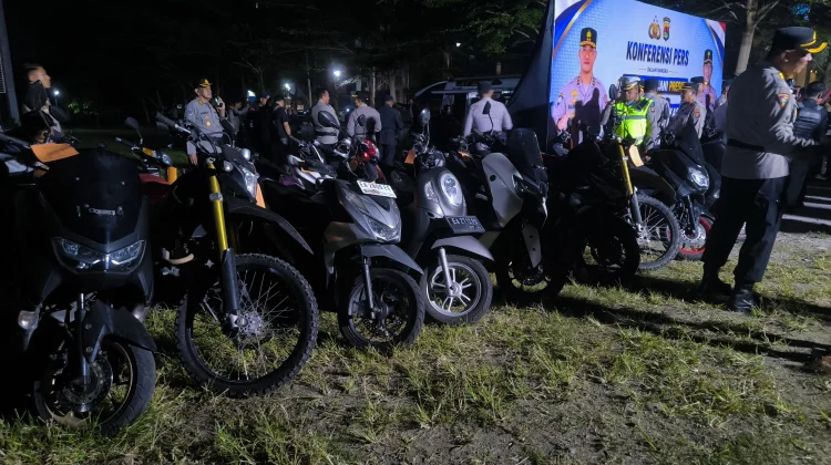 Polda NTB Sita 78 Motor Curian, Jaringan Penadah Lintas Daerah Terbongkar