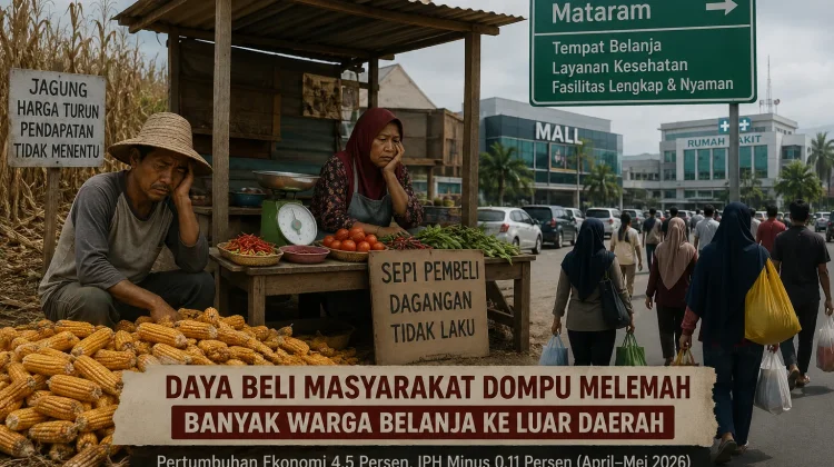 Aliran Uang Keluar Daerah, Berdampak pada Lesunya Ekonomi Dompu