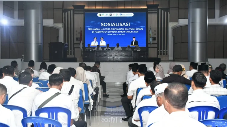 Lombok Timur Jadi Lokasi Uji Coba Digitalisasi Bansos Nasional