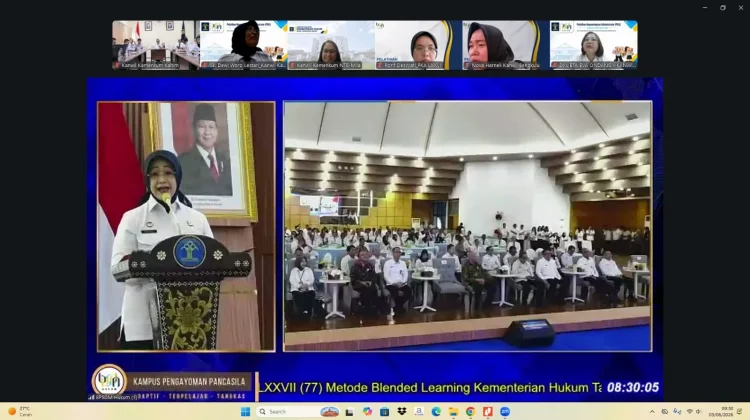 Perkuat Kepemimpinan ASN, Kanwil Kemenkum NTB Hadiri Pembukaan PKN II dan PKA