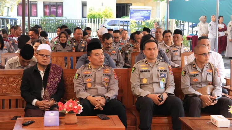 Biddokkes Polda NTB Gelar Tausiah dan Halal Bihalal Perkuat Iman dan Kebersamaan