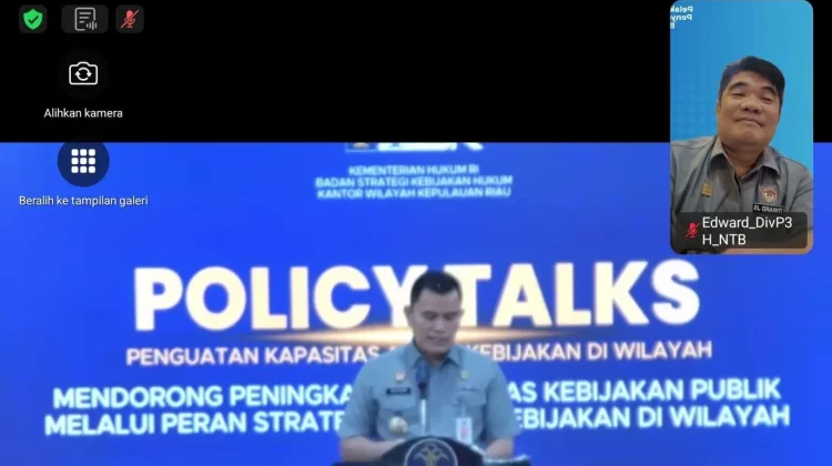 Peningkatan Kualitas Kebijakan Publik Jadi Fokus Policy Talks Kemenkum NTB