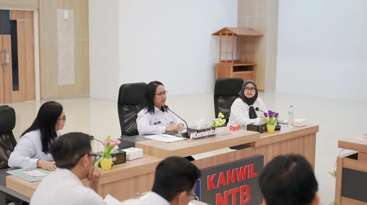 Kemenkum NTB dan Bakesbangpol se-NTB Samakan Persepsi Layanan Partai Politik