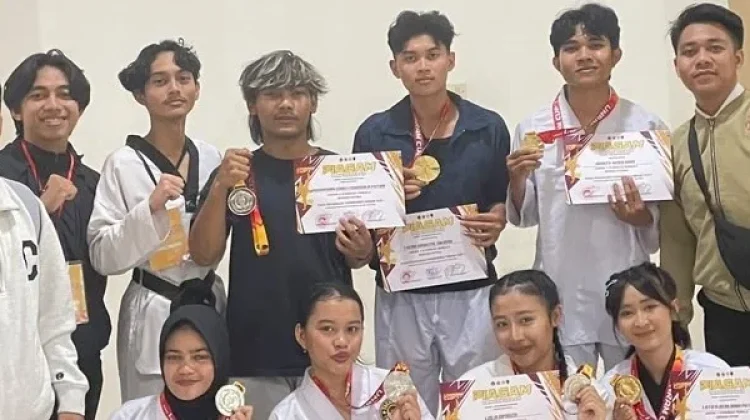 Mahasiswa Universitas Bumigora Raih 9 Prestasi di Kejuaraan Taekwondo Regional