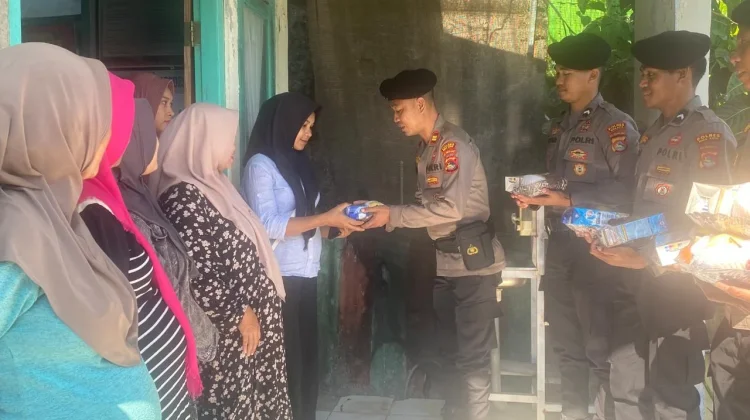 Ibu Hamil di  Kota Bima dapat Batuan dari Polisi