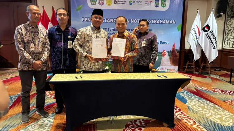 Bupati Bima Teken MoU Hilirisasi Ayam Terpadu dengan PT. Berdikari