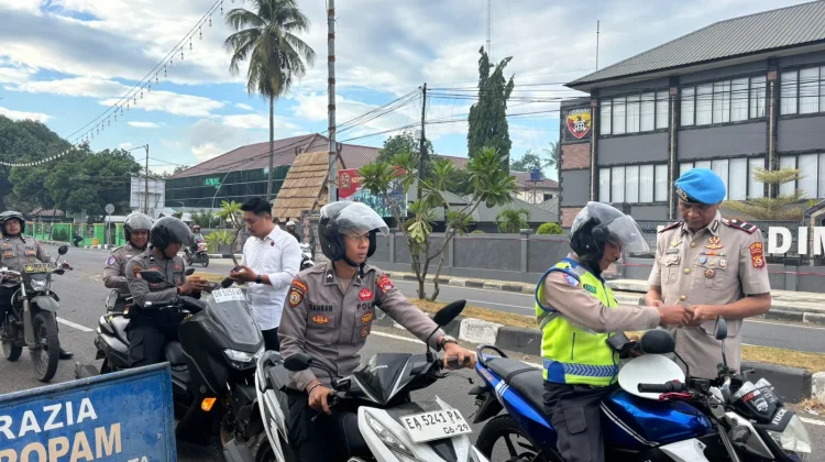 10 Anggota Polres Bima Kota Terjaring Razia  Sipropam