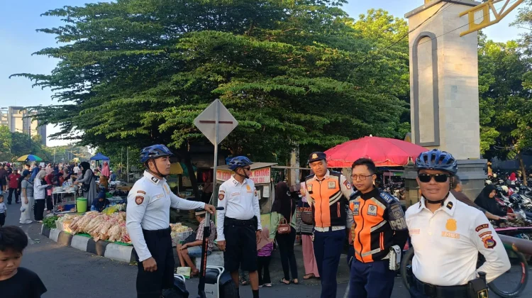 Ditpamobvit Polda NTB Intensifkan Patroli di Car Free Day Udayana
