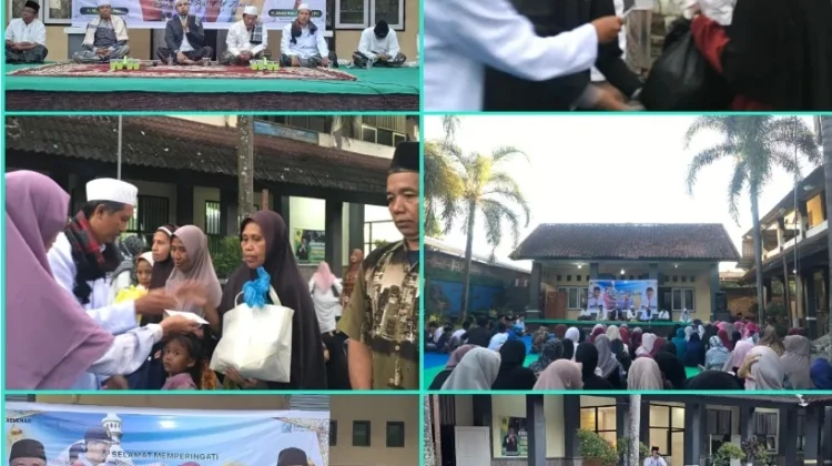 Santunan Yatim dan Lansia Warnai 1 Muharram MTsN 2 Lombok Barat